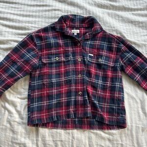 Two Brixton Plaid Button-Up Shirts